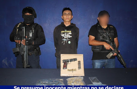 Detienen a presunto narcomenudista en Cancún