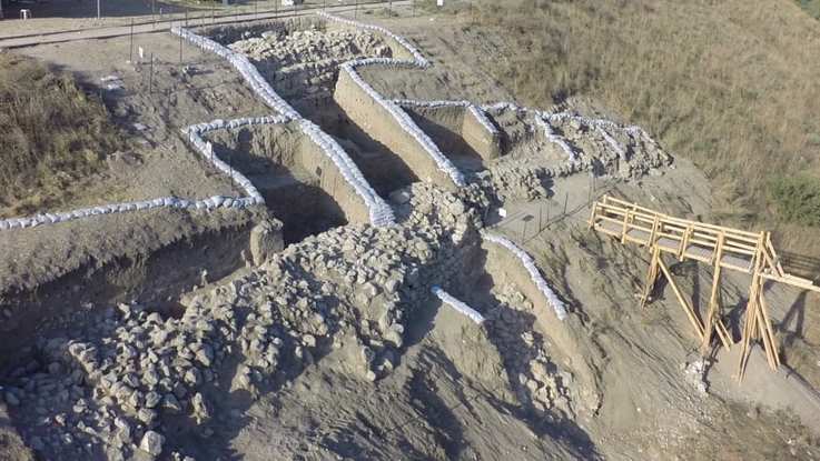 Restos arqueológicos de la ciudad de Laquis en Israel