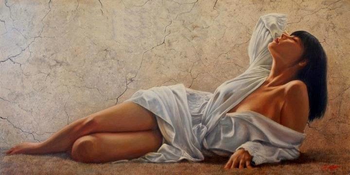 Amazing Figurative Paintings by John Silver | Ladies