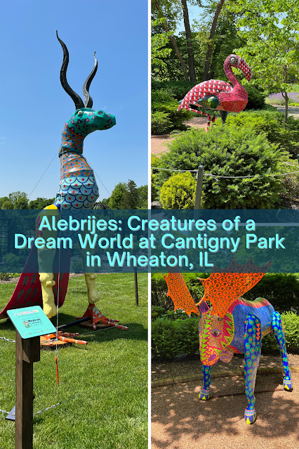 Alebrijes: Creatures of a Dream World at Cantigny Park in Wheaton, IL Crafts a Magical Outdoor Exhibit of Vibrant