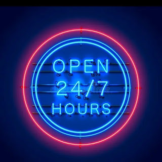 open 24/7 hours