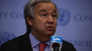 Guterres warns of a "triple crisis" facing the world and threatening the well-being of millions On the occasion of the United Nations' celebration of the International Day of "Mother Earth", United Nations Secretary-General Antonio Guterres warned that the world today is facing a triple crisis of "climate imbalance, loss of natural resources and biodiversity, pollution and waste."  United Nations Secretary-General Antonio Guterres warned Friday that the world is facing "a triple crisis of climate disruption, loss of natural resources and biodiversity, pollution and waste."  This came in a video message of the Secretary-General on the occasion of the United Nations celebration of the International Day of "Mother Earth".  "The planet today is facing a triple crisis of climate disruption, loss of natural resources and biodiversity, pollution and waste," Guterres said in the letter.  He added: "This triple crisis threatens the well-being and survival of millions of people around the world, and it is clear that Mother Earth is sending us an urgent call to action."  And Guterres added: "Nature is suffering, the oceans are filling up with plastic, acidifying and temperatures are increasing, along with wildfires and floods, as well as the record-breaking Atlantic hurricane season and affecting millions of people."  He continued, "We are currently facing the Corona pandemic (Covid-19), which is considered a global pandemic related to the health of our ecosystem."  He added: "The truth is that we have not done well in maintaining the integrity of our fragile world, because the foundations of a happy life and living in good health have been severely disrupted."  In 2009, the United Nations General Assembly decided to designate April 22 of each year as the International Mother Earth Day.