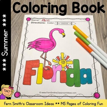 Click Here for the Summer Coloring Pages - 147 Pages of Summer Coloring Fun!