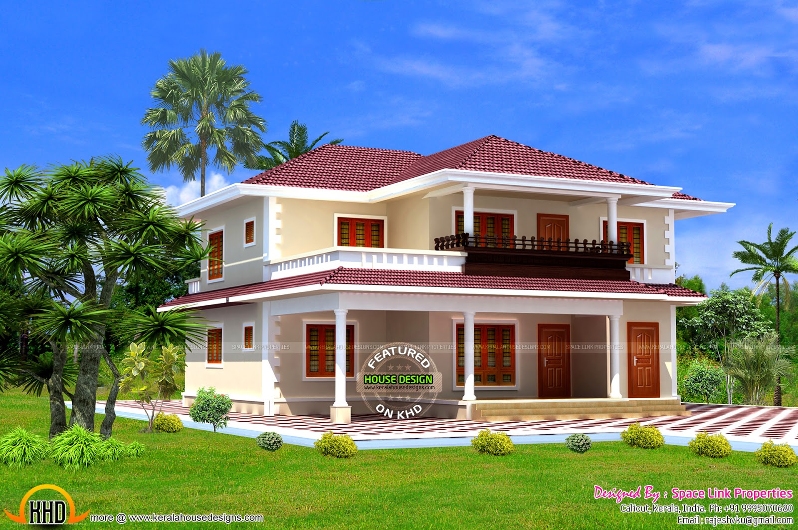 Awesome looking typical Kerala  model  house  Kerala  home  