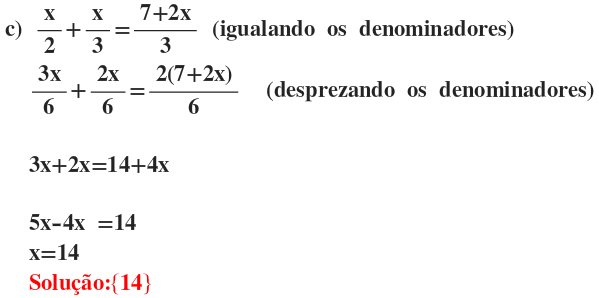 Resultado de imagem para equaçoes fracionarias