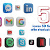 50 icone 3D Social in alta risoluzione 4K
