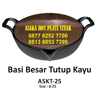 produk Hotplate ASKT , 25 ( Basi Tutup Kayu ) dengan tatak kayu) ~ Hot plate ASKT - 25,jual hotplate murah, hotplate bulat