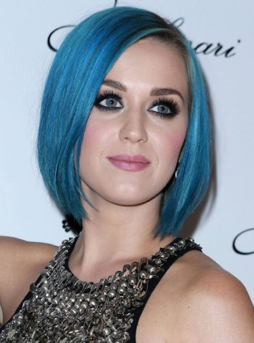 katy perry with blue hair