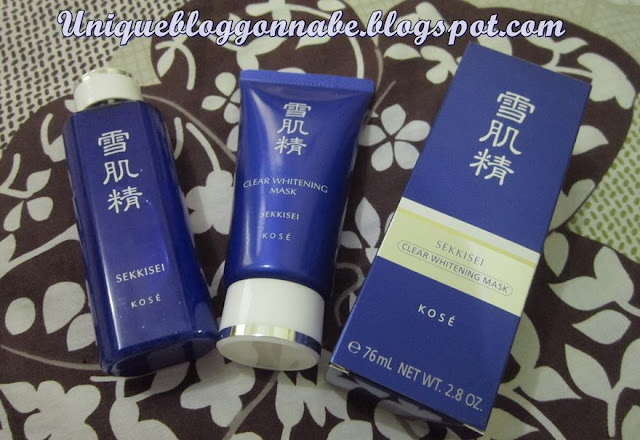 Kose Sekkisei Clear Whitening Mask and Lotion Review