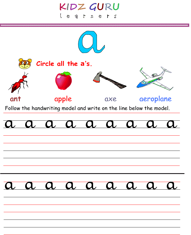 kindergarten worksheets printable tracing worksheet alphabets small letter a z
