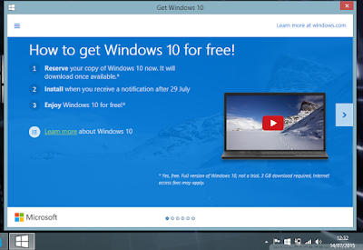 Cara Memunculkan Notif Reserve Windows 10