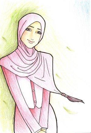 wallpaper muslimah cartoon. pictures wallpaper kartun