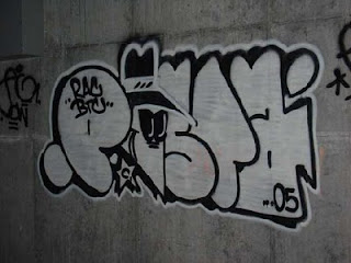 graffiti letters alphabet buble