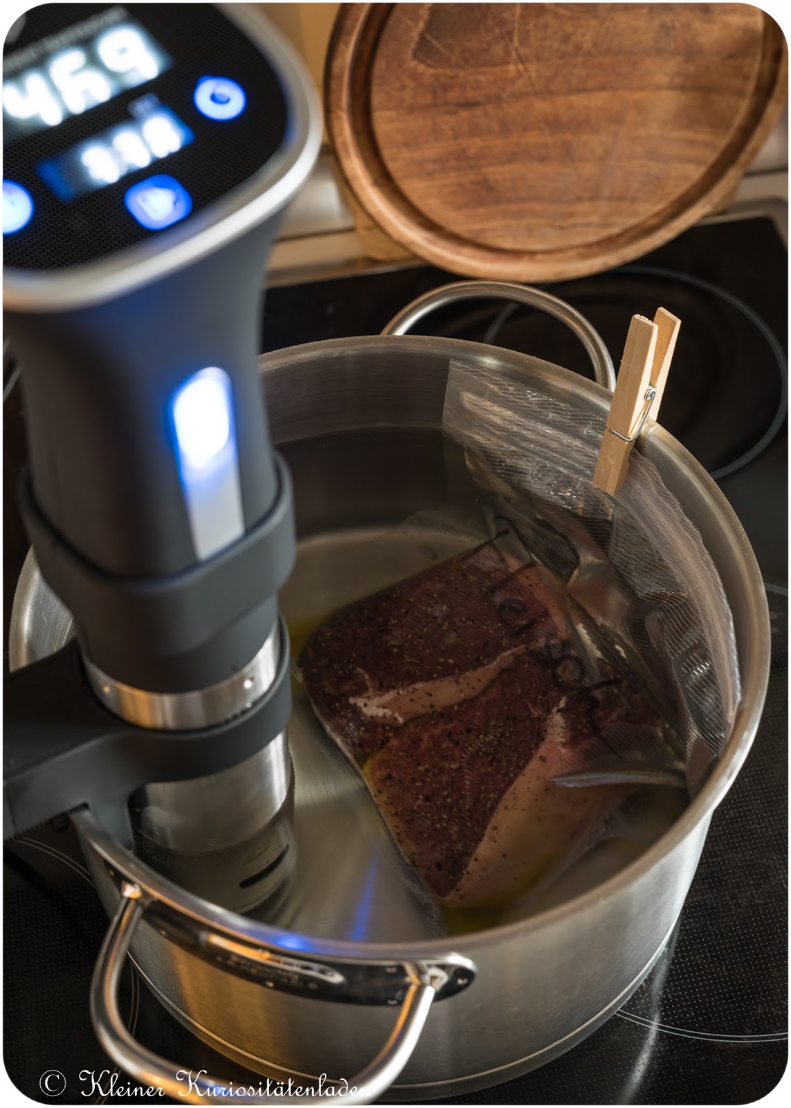 Rumpsteaks im Sous-Vide-Wasserbad