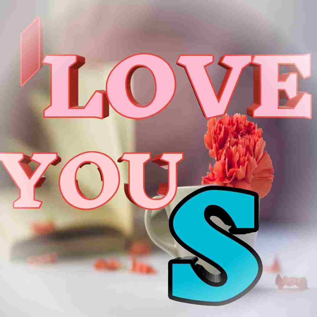 S Love Photo Status | S Letter Heart Images - Status University