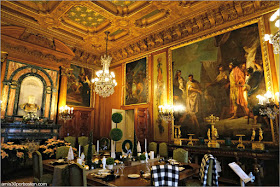 Salón Comedor de la Mansión The Elms en Newport