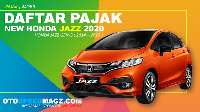 Daftar Pajak New Honda Jazz 2020