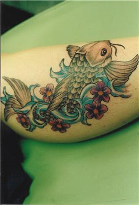 Koi Fish Tattoo Design