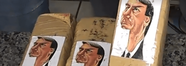 POLÍCIA APREENDE MACONHA COM HOMENAGEM A BOLSONARO