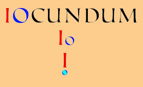 The Latin word iocundum and the exclamation mark