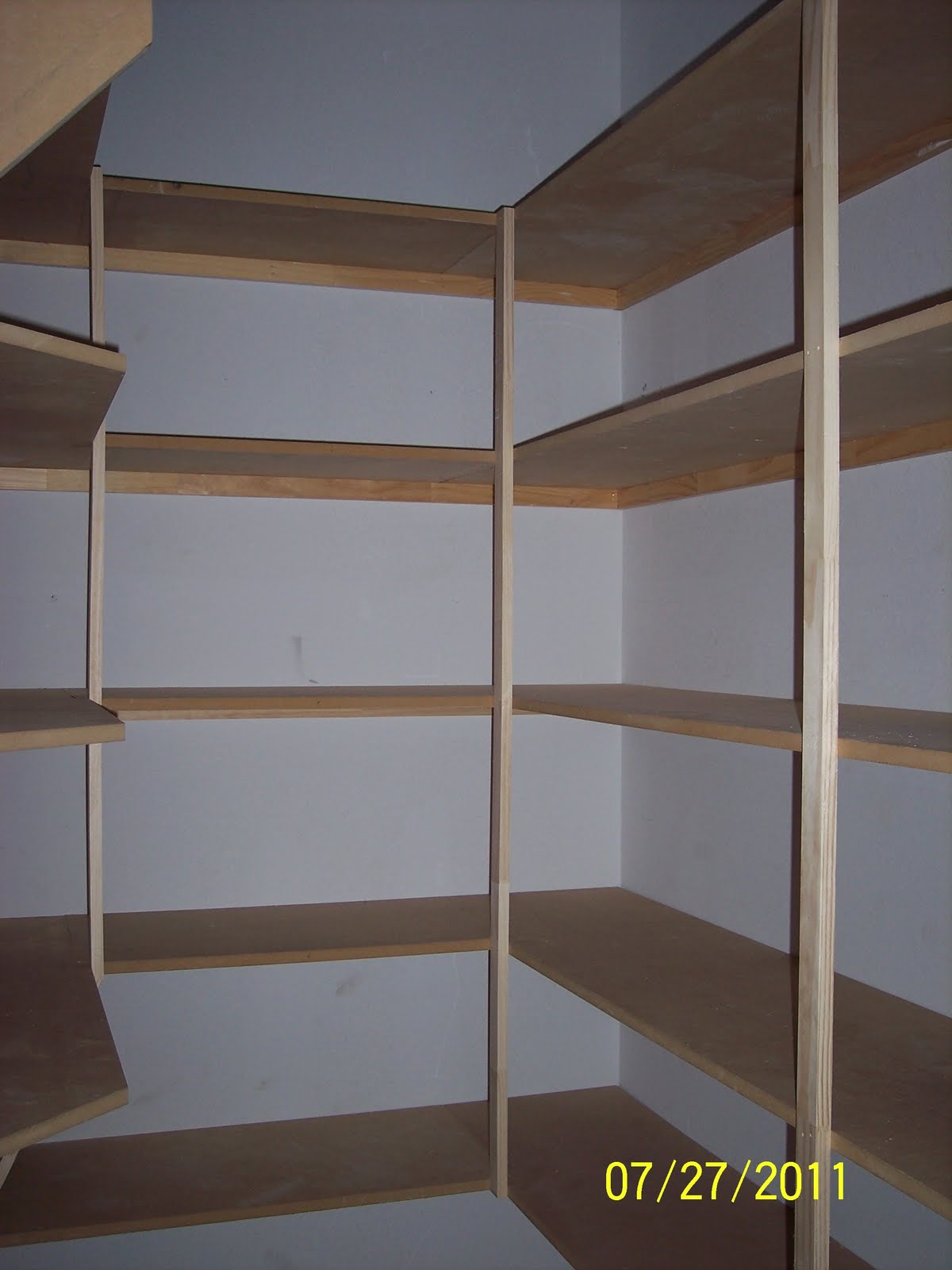 Building Our Oak Haven Dreamhouse: Pantry Shelves.