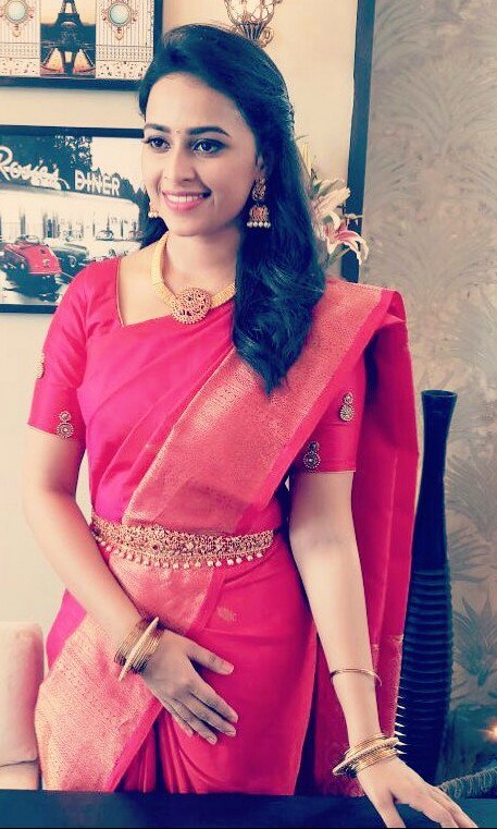 Actress SriDivya Latest Images In Saree