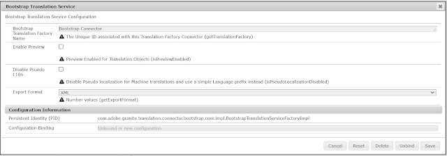 AEM Content Translation