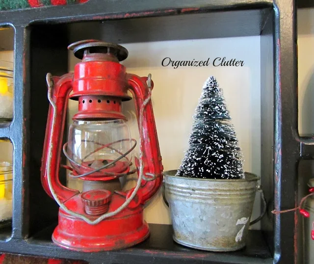 Rustic Christmas Shadow Box www.organizedclutterqueen.blogspot.com