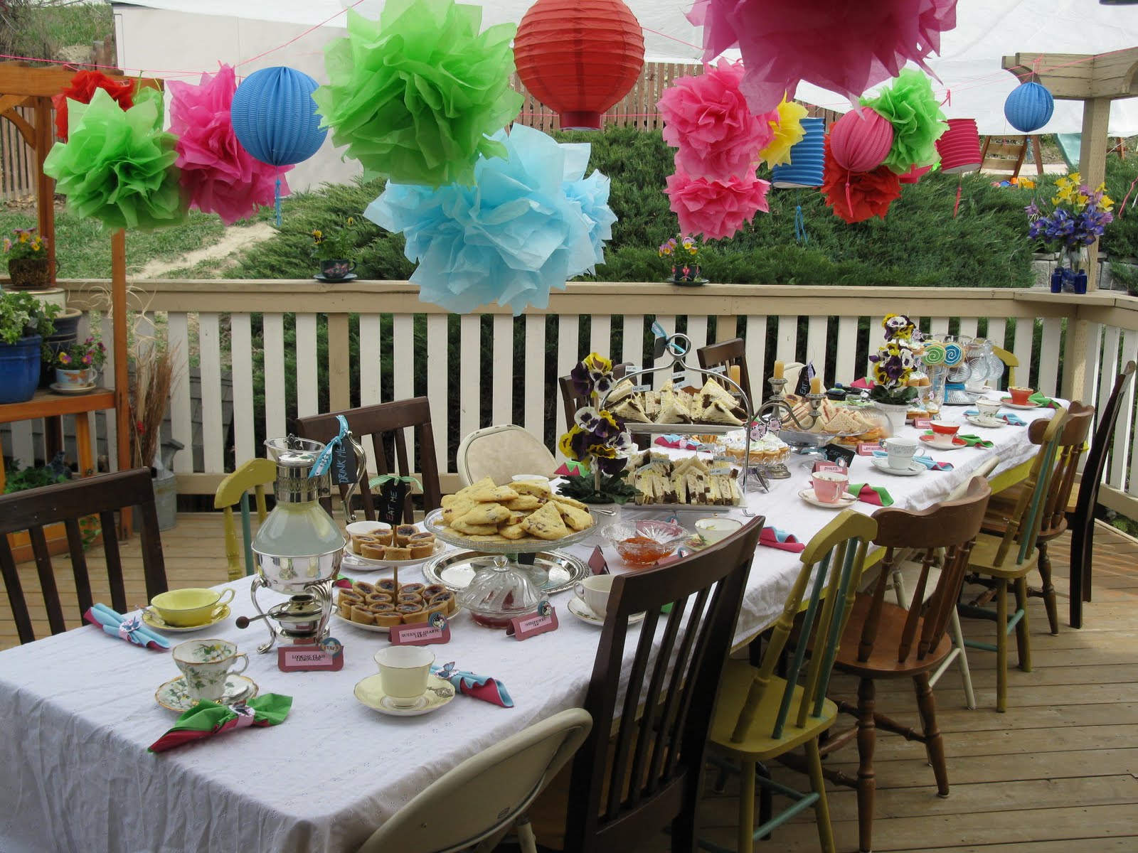 Sara s Mad Hatter Tea  Party  Bridal Shower on Pinterest 