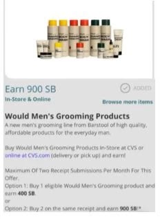 $9.00/2 Would Men's products from Swagbucks *HERE*