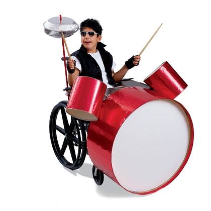 Rock 'n' Roll Drummer Costume