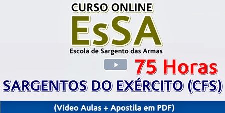 Curso Online EsSA 2017 Sargentos do Exército