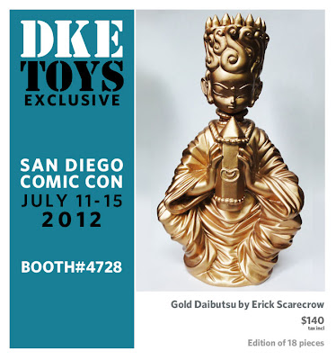 San Diego Comic-Con 2012 Exclusive Gold Daibutsu Resin Figure by ESC Toy & Erick Scarecrow
