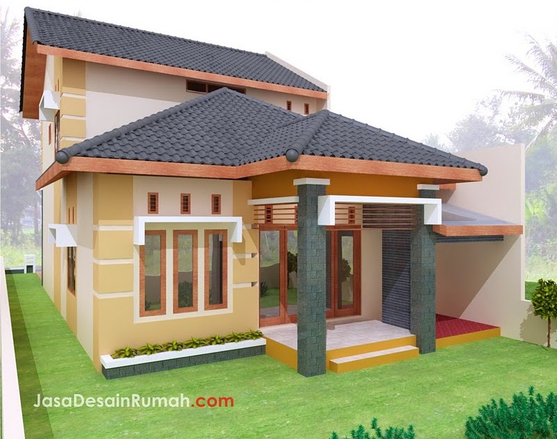 Eksterior Rumah  Minimalis  Modern 2  Lantai  2019 Prathama 