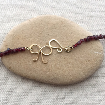 How to make a Gift Bow Shaped Hook and Eye Clasp - Lisa Yang's Jewelry Blog