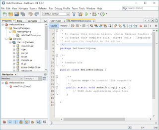 Program 'Hello World' Menggunakan Java