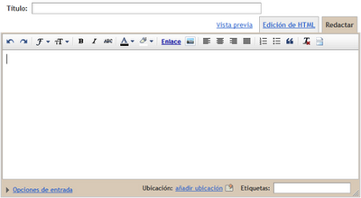 editor de entradas