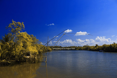 Jaring di kawasan konservasi mangrove