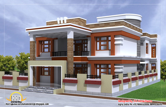 Beautiful double story house - 3350 Sq. Ft.  (311 Sq.M.) (372 Square Yards) - April 2012