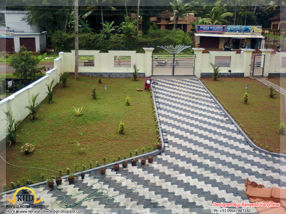 Landscaping design ideas - Kerala home design and floor plans