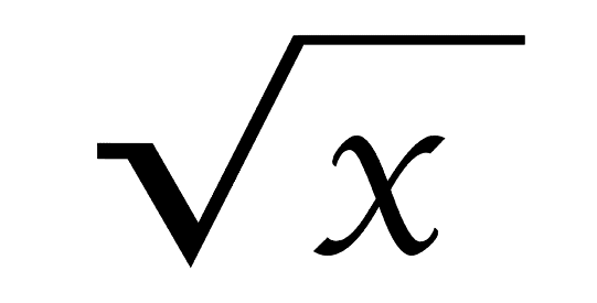  square root