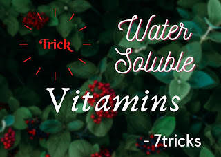 Trick to learn Water Soluble & Fat soluble Vitamins