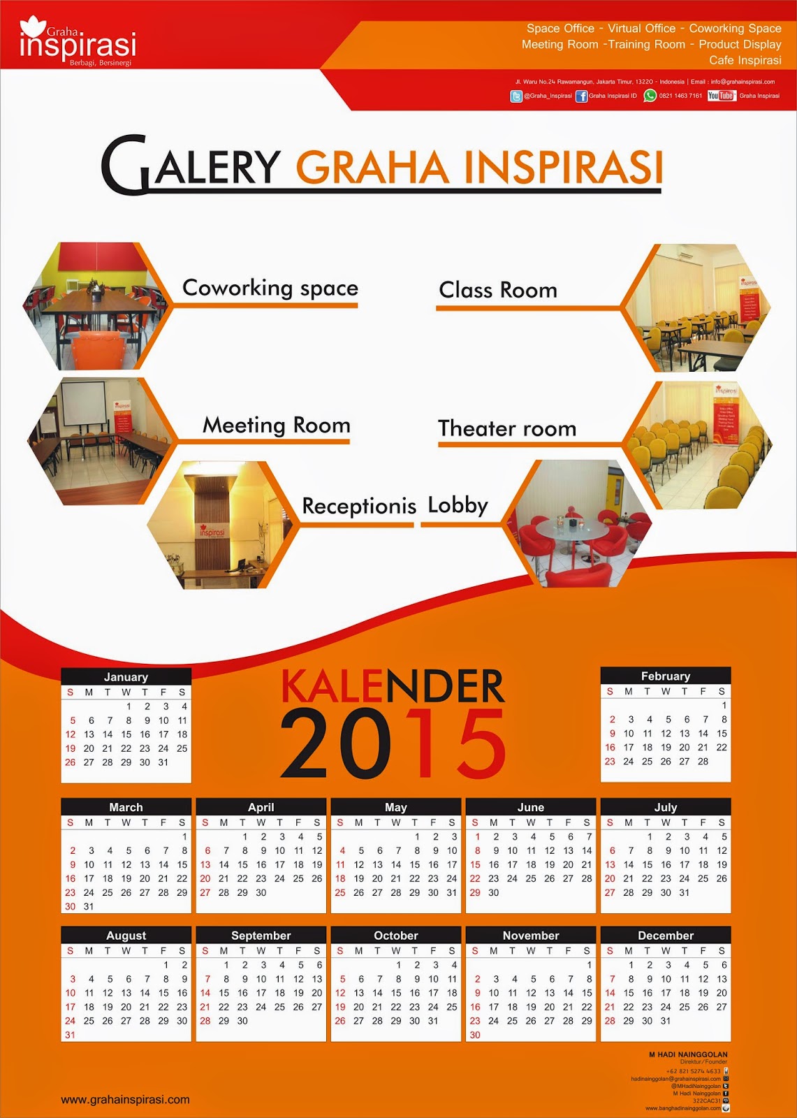  Desain  Pemuda Indonesia Desain  Kalender  Graha Inspirasi  