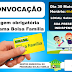 Convite aos beneficiários do programa Bolsa Família de Novo Itacolomi
