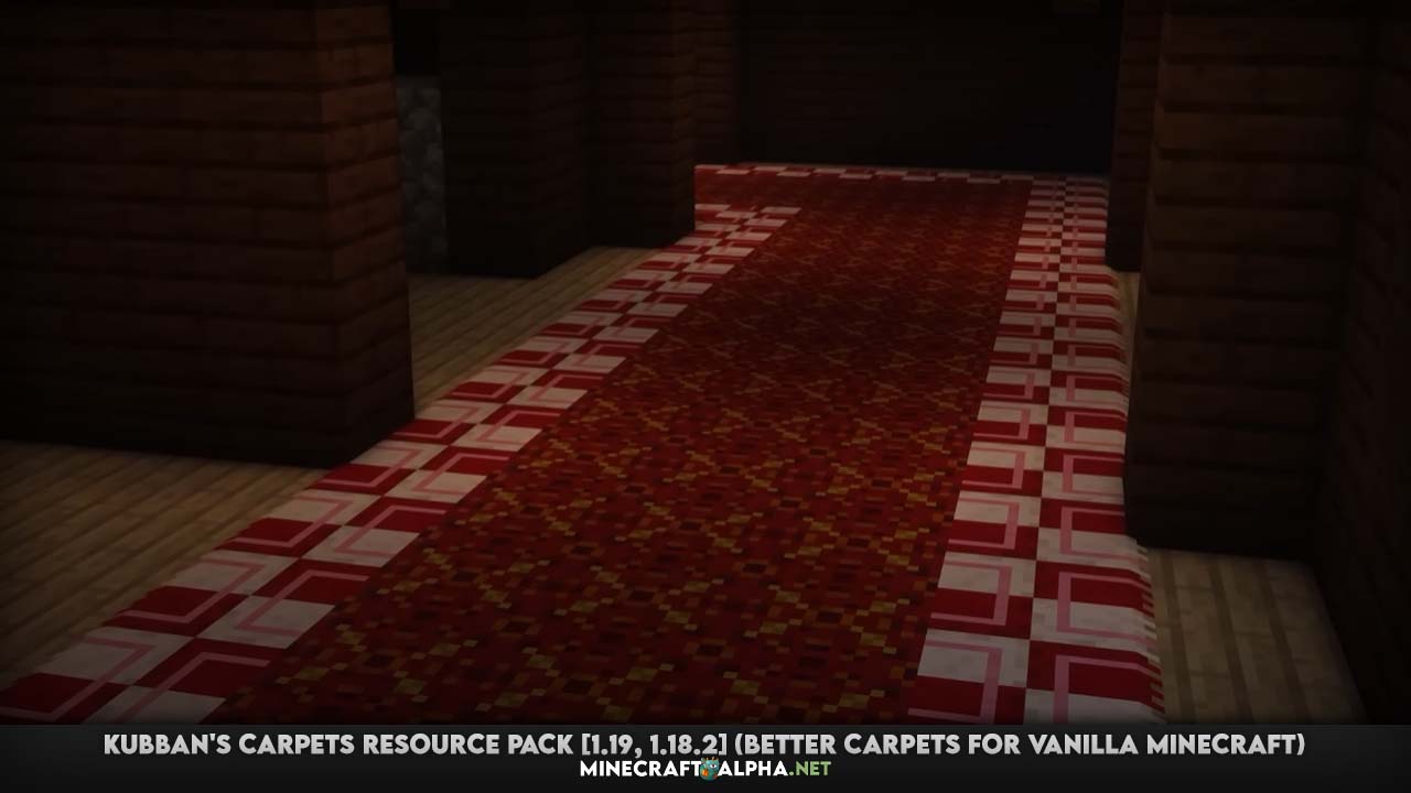 Kubban's Carpets Resource Pack [1.19, 1.18.2] (Better Carpets for Vanilla Minecraft)
