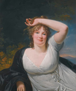 Henri-Pierre Danloux Portrait of a Young Lady in a White Dress from Sotheby's