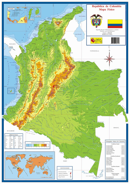 mapa fisco de colombia