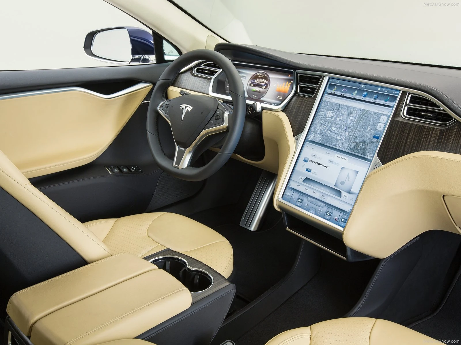 Hình ảnh xe điện Tesla Model S 2013 & nội ngoại thất
