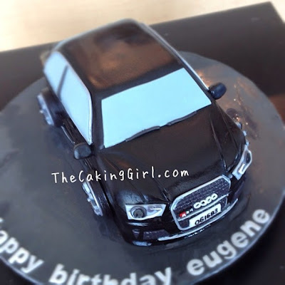 audi car cake