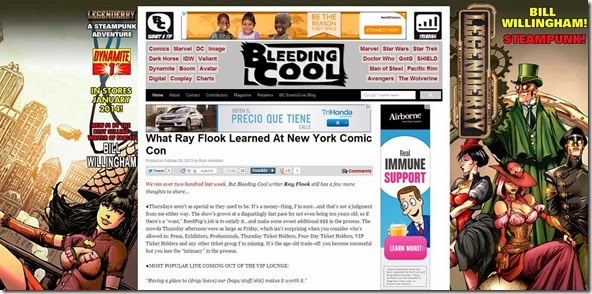 What Ray Flook Learned At New York Comic Con   Bleeding Cool Comic Book  Movies and TV News and Rumors